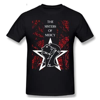 2021 fashion graphic tshirt cartoon anime the sisters of mercy t shirts short sleeve casual men o neck cotton t shirt tee top