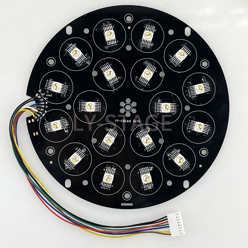 RGBWA UV 6in1 LED светильник 18x18 Вт
