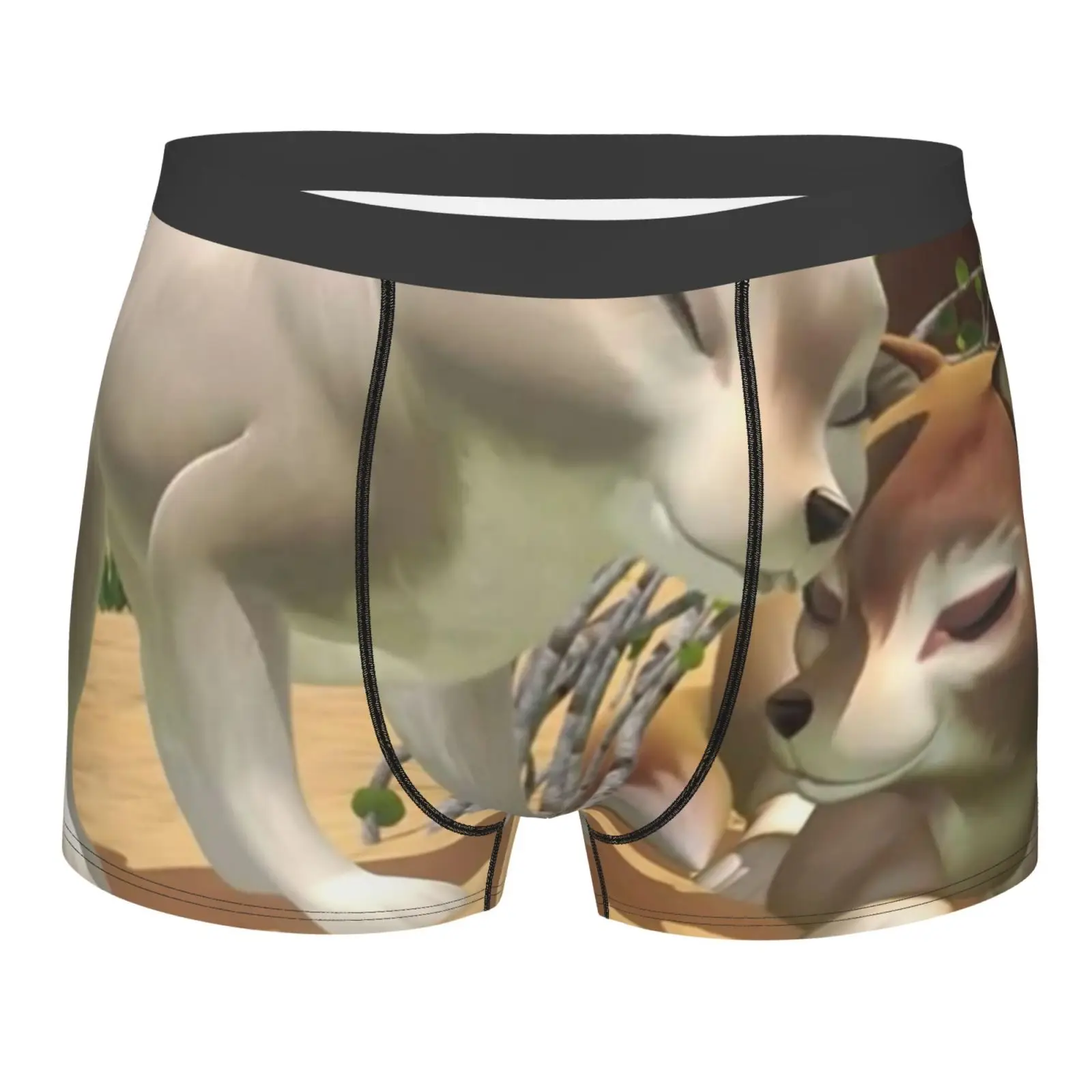 

Трусы-боксеры мужские длинные из полиэстера, с забавным принтом