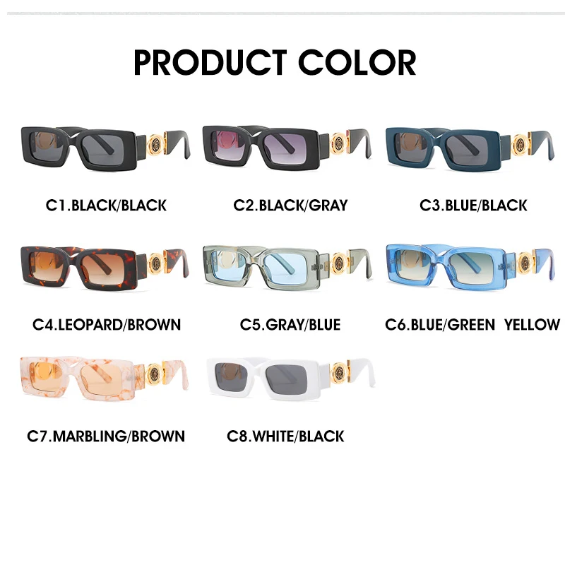 MIZHO модные прямоугольные солнцезащитные очки женские винтажные черные брендовые