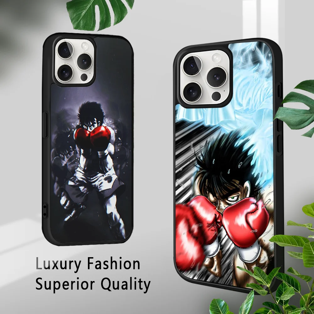Чехол для телефона H-Hajime No Ippo из аниме iPhone 16 15 14 13 12 11 Pro Xs Max Mini Plus Celulares Hard Funda