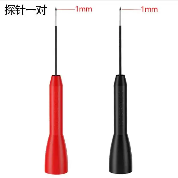 

Automobile line detection probe Wire tip multimeter probe universal type Extra sharp 1mm non-destructive puncture back needle