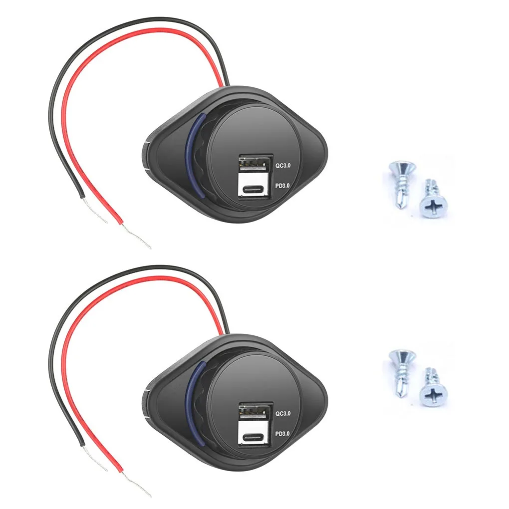 

2 шт., водонепроницаемые и пыленепроницаемые розетки для зарядного устройства