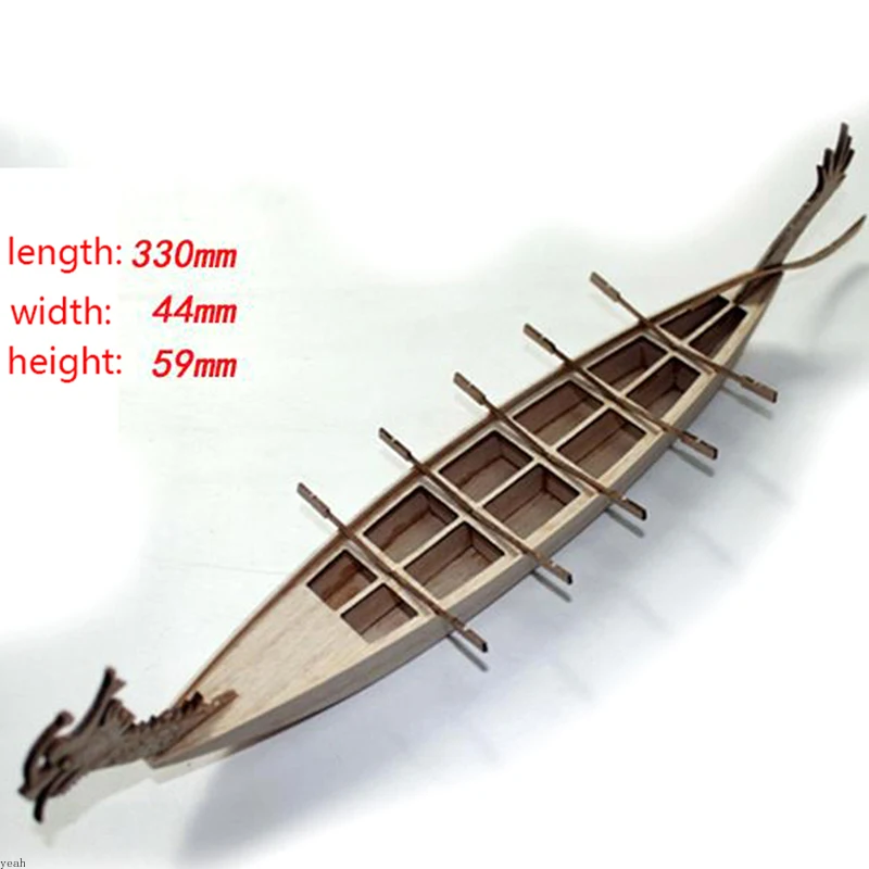 Китайская лодка-дракон деревянная модель старинного корабля Сборная наборы