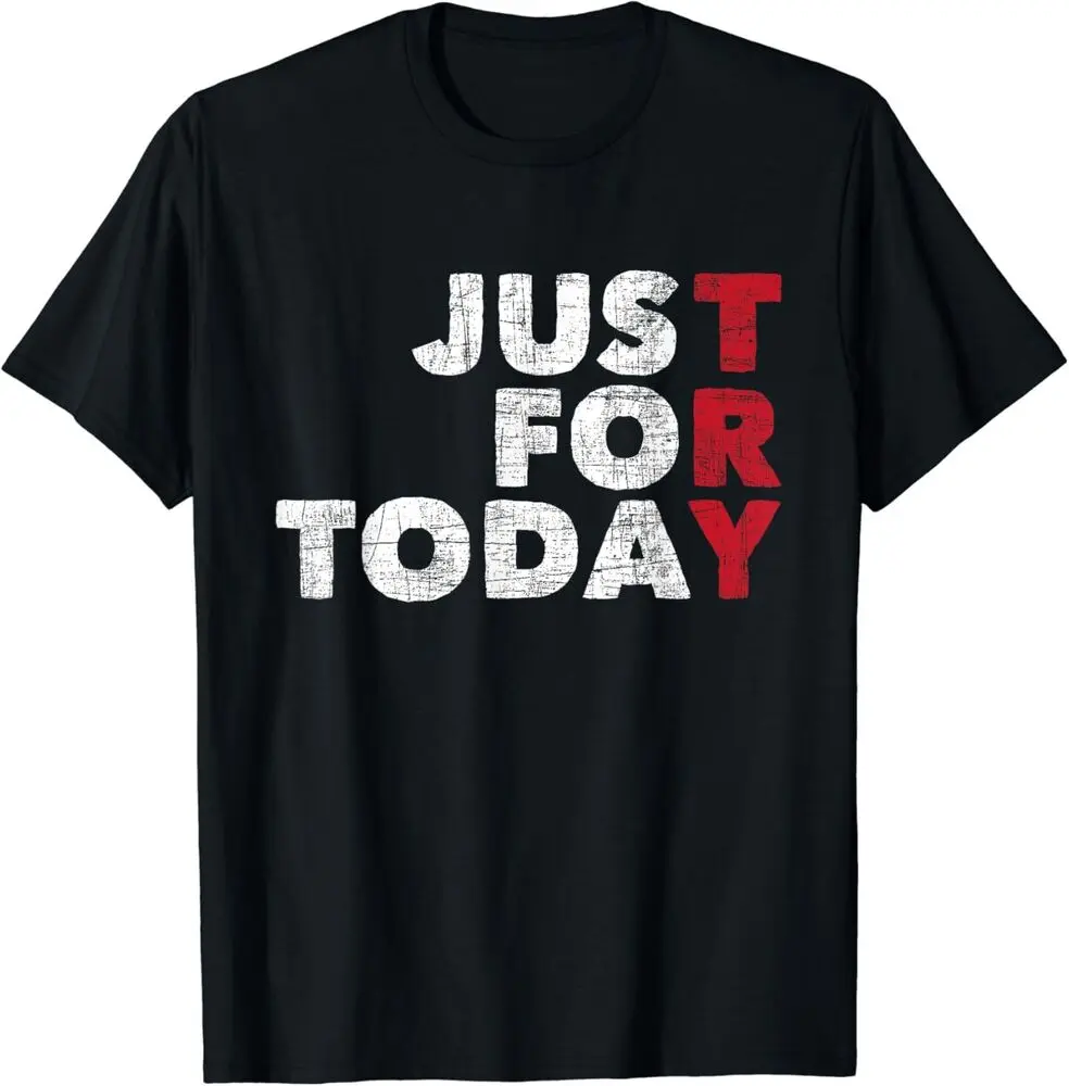 НОВЫЙ! Только для сегодня - футболка Sobriety Anniversary Sober AA NA футболки с рисунком аниме