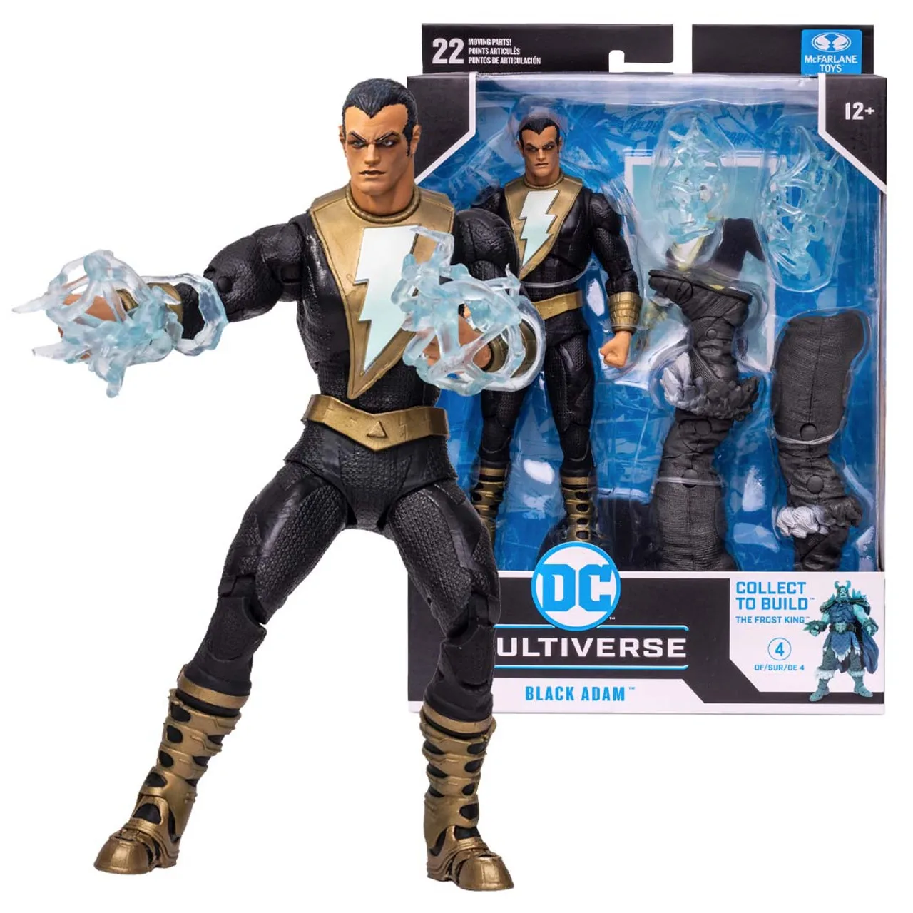

Bandai McFarlane Toy Black Adam (Endless Winter) 7" Build-A-Figure 18CM Action Articulation Toys Collection Doll Model