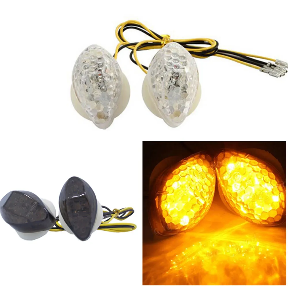 

2 PCS Motorcycle Lighting Indicator LampsTurn Signal Lights Universal Lights For for Suzuki GSXR 600 750 1000 Bandit 600S 1200s