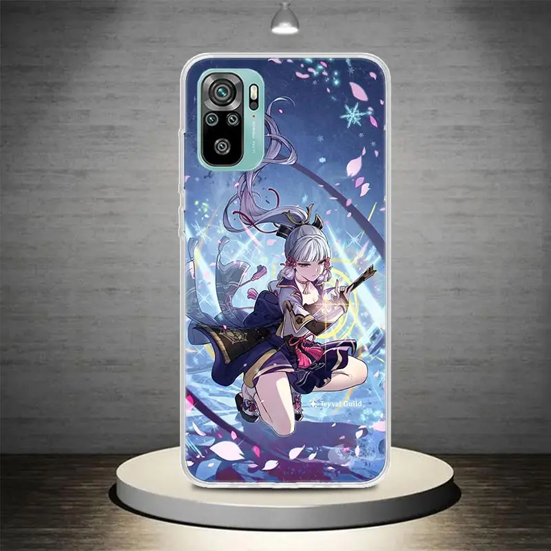 Чехол для телефона Genshin Impact Kamisato Ayaka чехол Xiaomi Redmi 10 10A 12 12C 9 9A 9C 9T 10C 8 8A 7 7A 6A 6 Pro K20 K30 K40