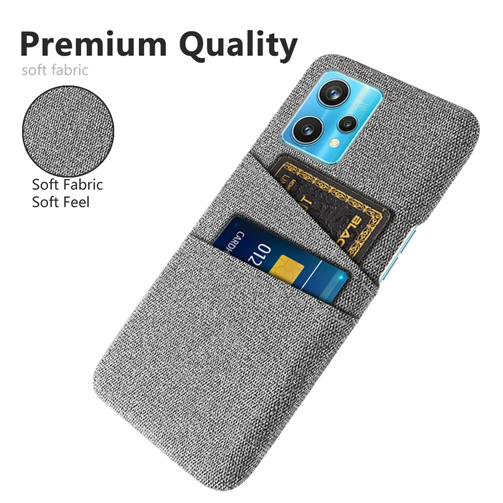 

For OPPO Realme 9 Pro+ Funda For Realme 9 Pro Plus Case Cover For OPPO Realme 9 Pro Plus Capas Luxury Dual Card Fabrics Coque