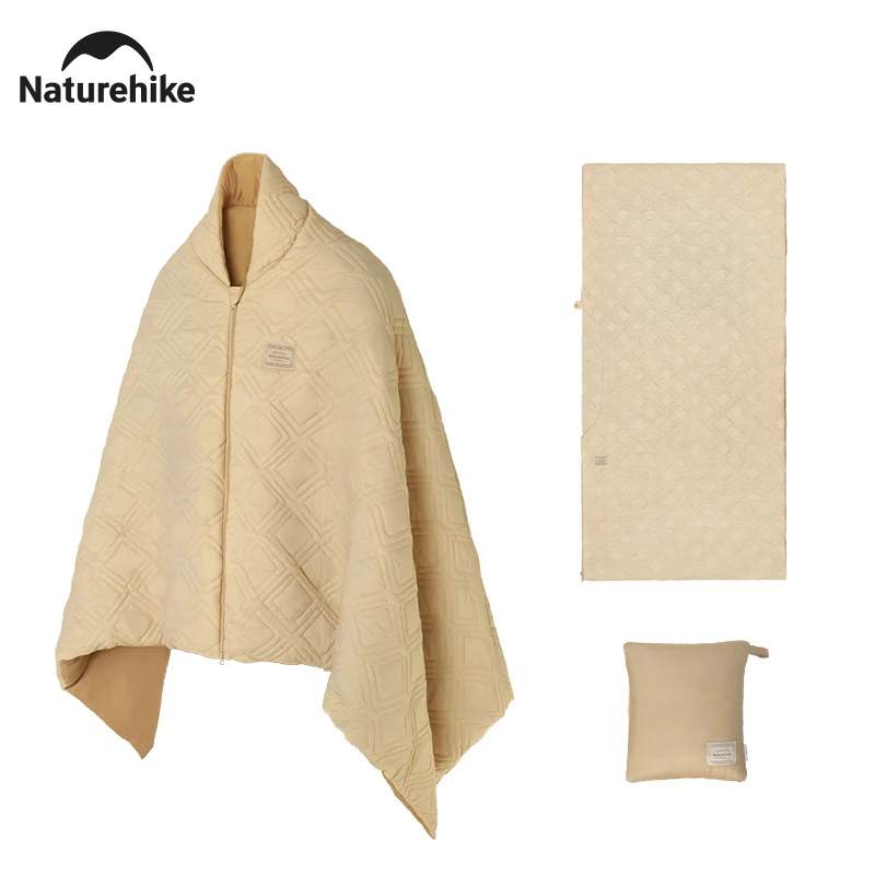 Naturehike уличное одеяло с подогревом носимый плащ спальный мешок пончо складное