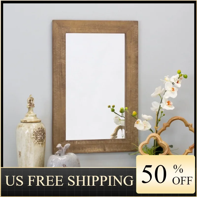 

Настенное зеркало «мускатный орех» 30x20 дюймов от Aspire Shop