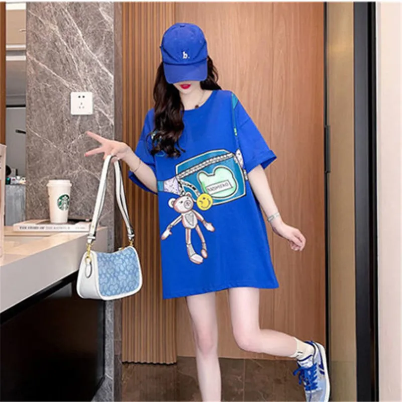 

Футболка женская летняя с круглым вырезом и коротким рукавом