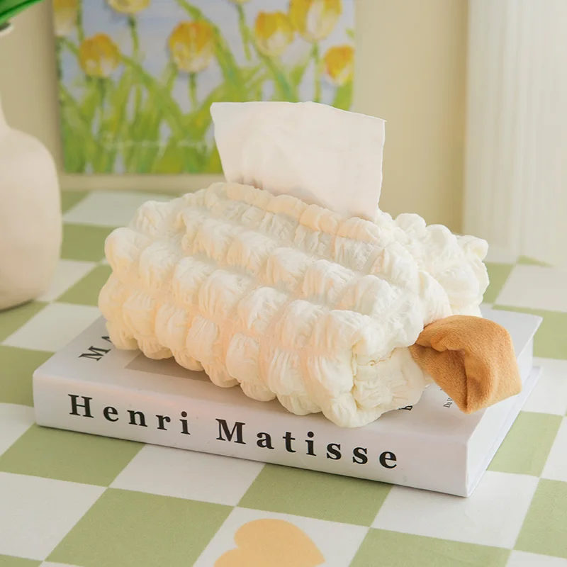 

Tissue Box For Napkins Plastic Organizer Box for Paper Handkerchiefs Home Kitchen Organizers Storage Boxes Cute Room Decor Cover