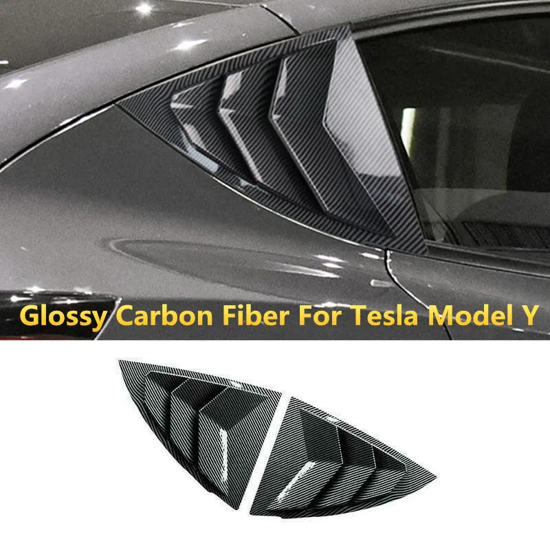 

Блестящий спойлер для заднего стекла автомобиля Tesla Model Y 2021 из АБС-пластика, аксессуары для крышки затвора