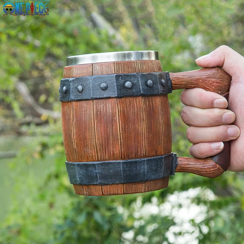 Цельные аниме-фигурки пивная кружка с имитацией дуба цельный Кубок большая чашка