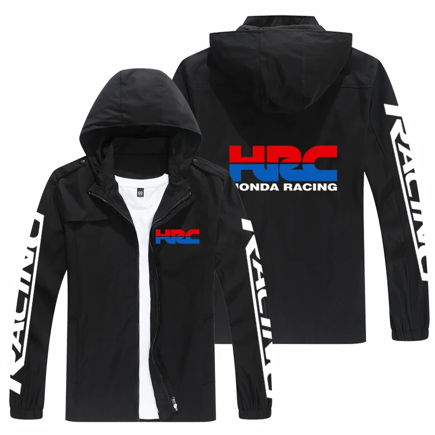 

2022 spring and autumn men's HRC logo Hooded Jacket popular print casual fashion loose rider jacket men's street Basebal