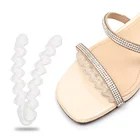 1 пара, женские самоклеящиеся гелевые Нескользящие пластыри на высокий каблук