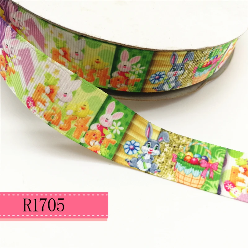 

Cartoon character 7/8inch 1inch 1.5inch 2inch 3inch printed grosgrain Easter ribbon R1705