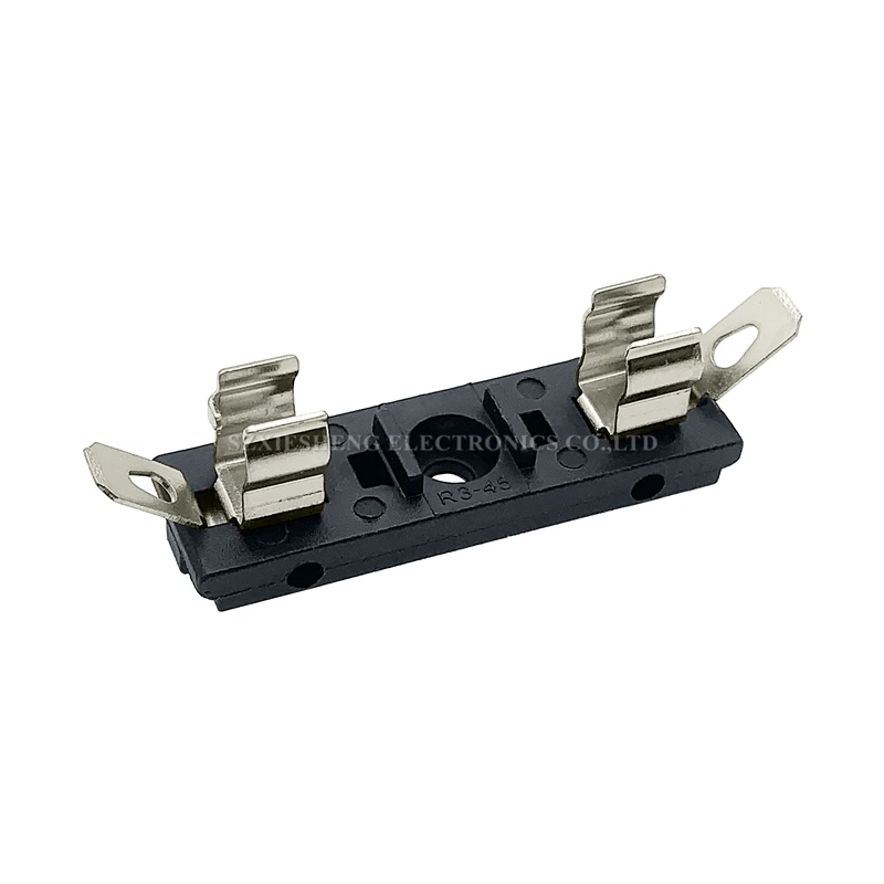 

5 шт. R3-45 5*20/6*30 мм держатель предохранителя 10A250V монтаж на панели высокая термостойкость основание предохранителя с трубковым предохранителем 5*20 мм/6*30