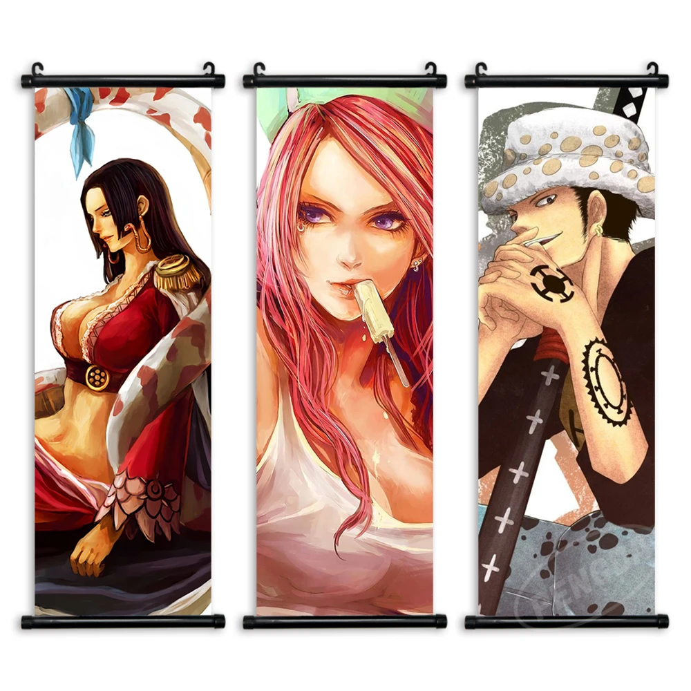 

Nico Robin Hd Prints Classic Anime Poster Wall Art One Piece Scroll Painting Boy Home Decor Trafalgar Law Canvas Hanging Picture