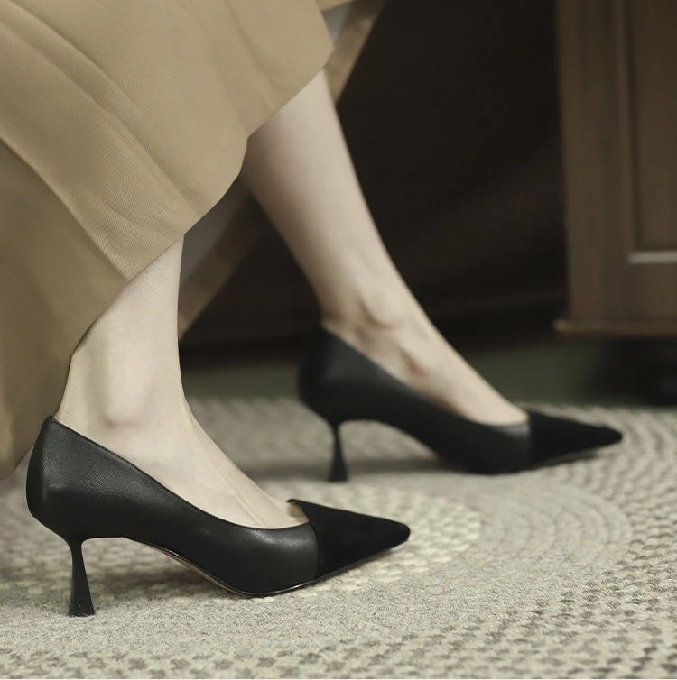 Retro Shoes Women Zapatos De Damas Elegantes Casual Pointed Toe Pumps WOMEN Bridal Shoes туфли женские Tacones Mujer