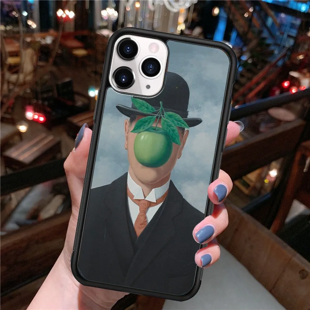 Силиконовый Гибридный Чехол R-Rene-Magrittes Для Samsung S10/S20/S30