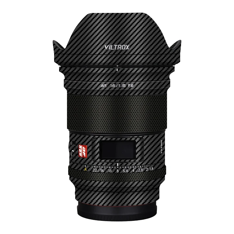 Для VILTROX AF 16 мм F1.8 FE для Sony крепление объектива наклейка защитная на кожу пленка