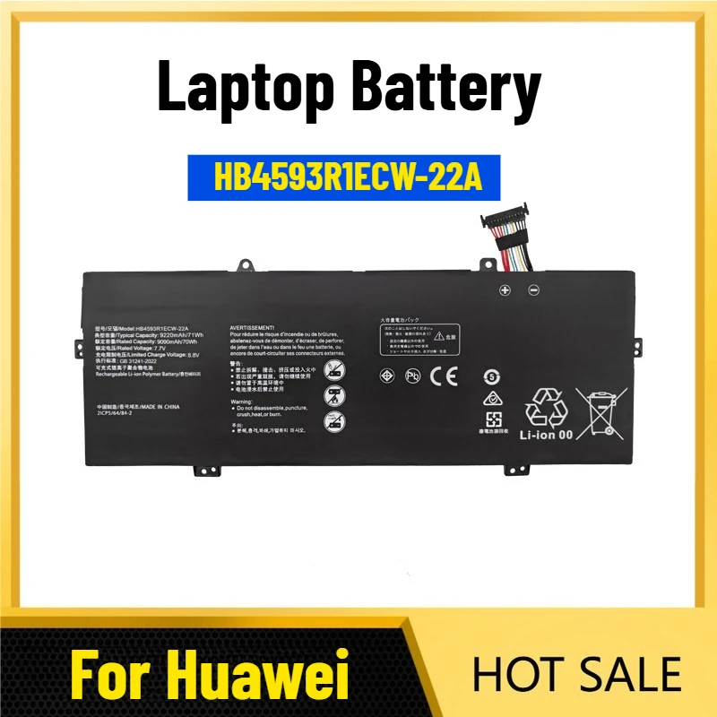 Фото Аккумулятор для ноутбуков Huawei KLVD/KLVL-WFE9 WFH9 MACHD-WFE9Q HB4593R1ECW-22A №1