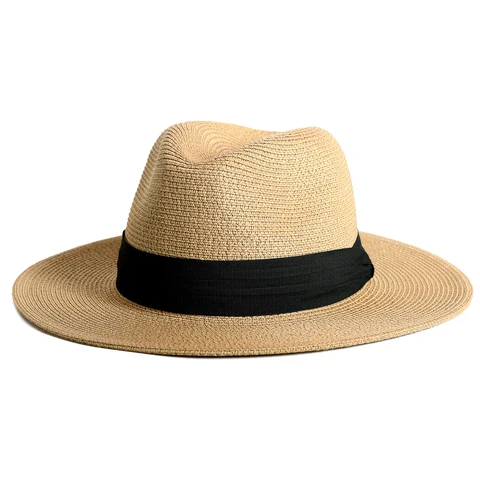 Шляпа FURTALK соломенная для мужчин и женщин, Пляжная Панама с широкими полями, для путешествий