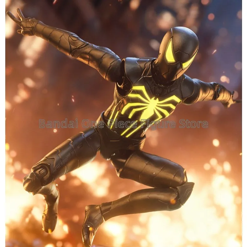 Фото В наличии: Фигурки SHF Spider-Man: Across The Spider-Verse — Velocity Miguel, Miles Morales, Peter Parker, Hobart Brown и другие, аниме-фигурки. №4