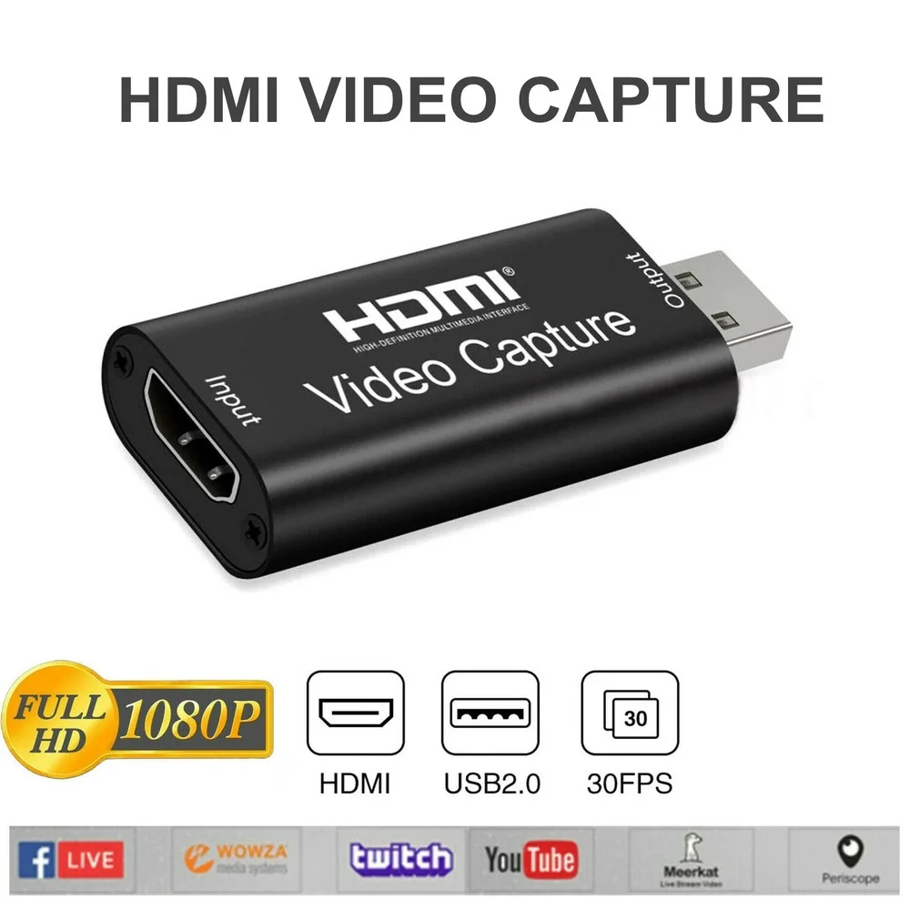 Phone Game Video Live Streaming Recording Box Supports Obs