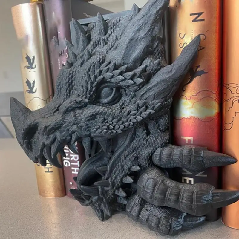 3D книжные блоки с драконом