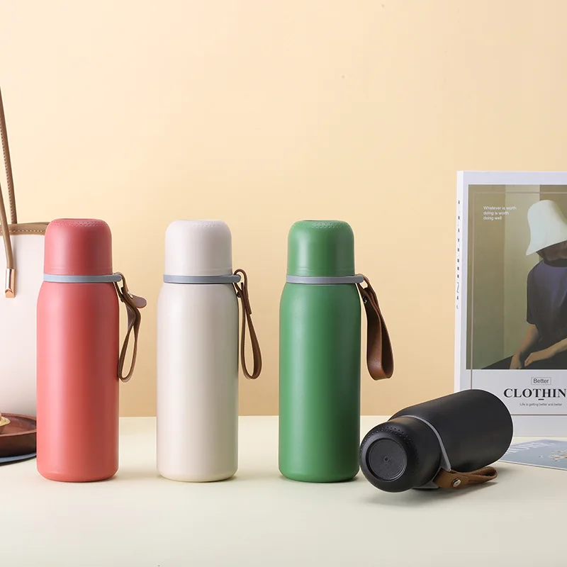 

Large-capacity 316 Stainless Steel Liner Thermos Bottle Men And Women Outdoor Sports Portable Tea Cups