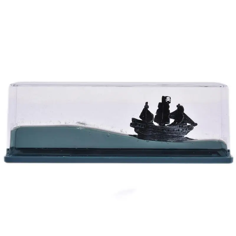 

Acrylic Cruise Ship Fluid Model Boat Floating Ornament Bottle Desktop Decoration For Stress Relief Birthday Gift