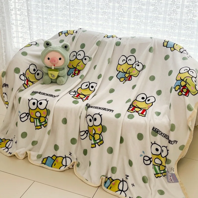 Miniso Kuromi Cinnamoroll мультяшное одеяло молочный бархат двустороннее детское милое для