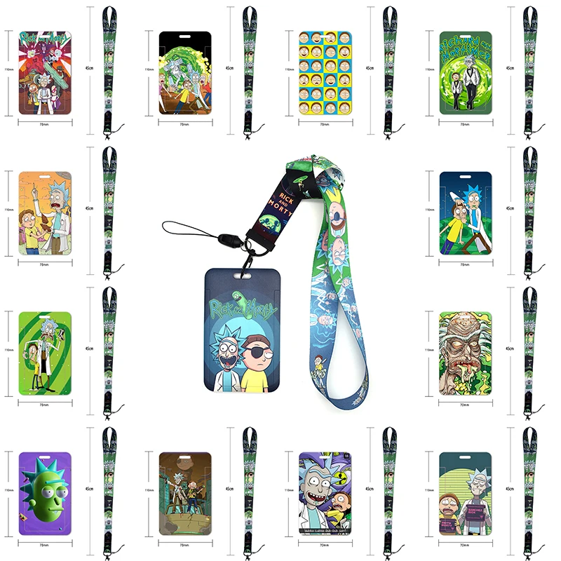 

Scientist and Grandson Cartoons Lanyard ID Card Cover Neck Strap Keychain Lariat Phone Strap Credit Badge Holder Jewelry