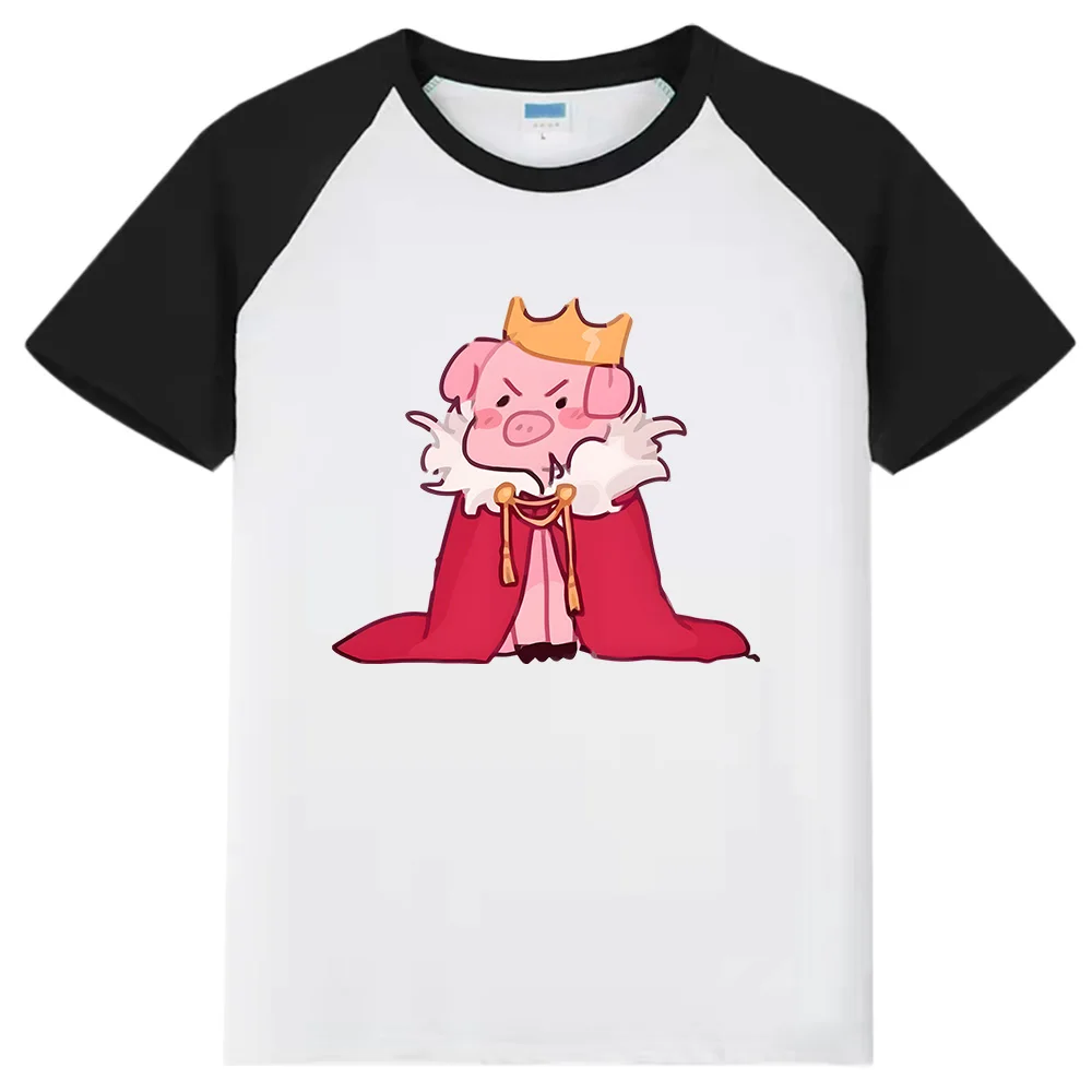 Kids Technoblade Never Dies T-shirtDream SMP Game Anchor Print Shirt Summer Boys Tops Short-sleeve 100 Cotton Girls Casual Tees