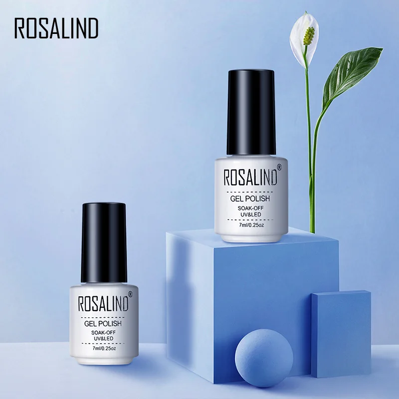 ROSALIND 7ML Nail Gel Polish Hybrid Varnishes All For Manicure Nails Art Base Top Coat UV Lamp Vernis Semi Permanent Varnishes images - 6