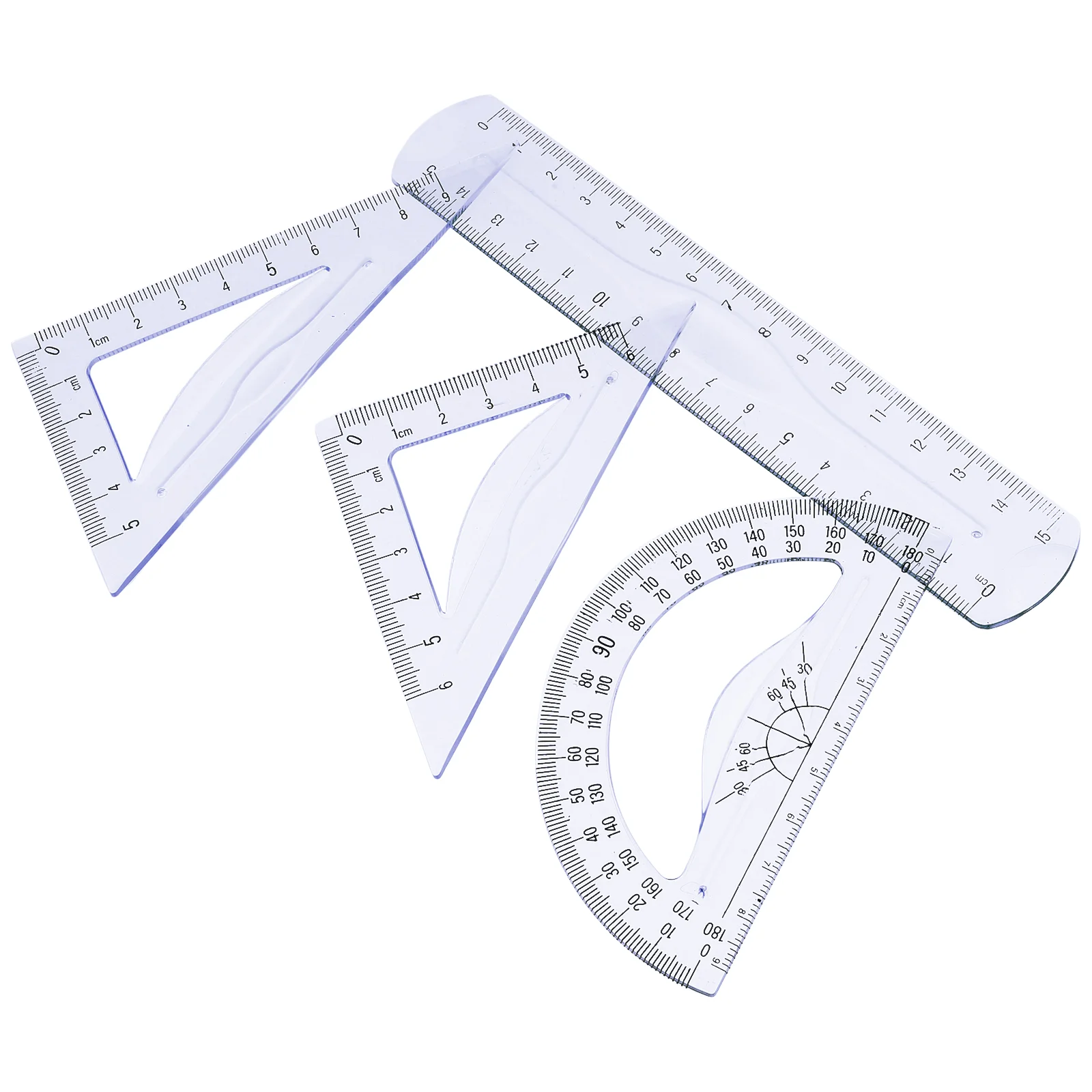 

Soft Ruler Students Drawing Tool Stationery Precise Protractor School Must Have Pp Geometry Office
