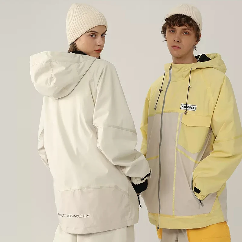 2022 New Ski Jacket Women Men Outdoor Sport Snowboard Jacket Warm Skiing Suit Wind Proof Waterproof Hooded Coat Winter Clothing