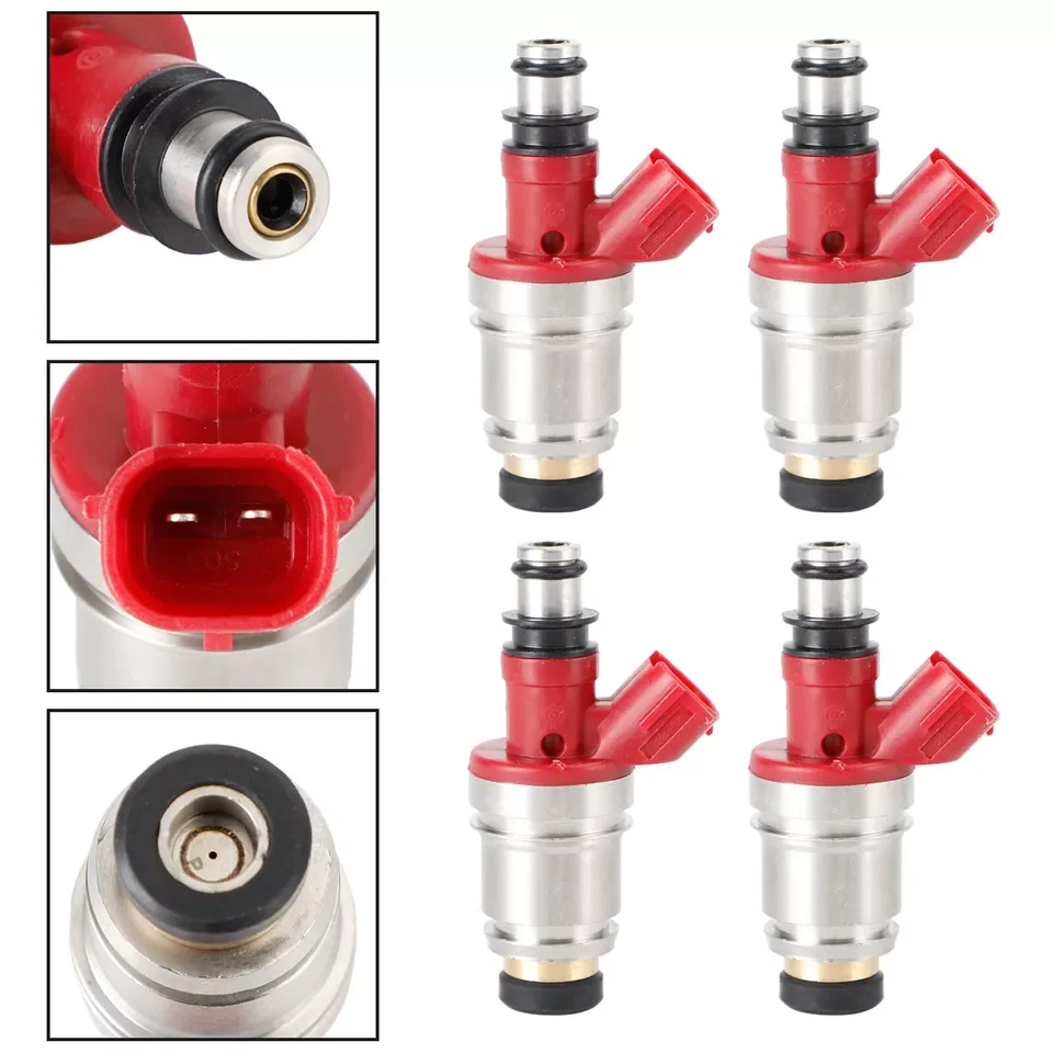 4 шт. топливные форсунки JS28-2 8970795320 Подходит для Suzuki Isuzu Amigo Pickup Rodeo 1.8 2.0 2.3 2.6 F8 15710-77EA0