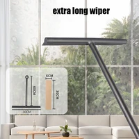 super long shower squeegee glass wiper scraper window cleaner with holder bathroom mirror wiper glass cleaning tool accessories