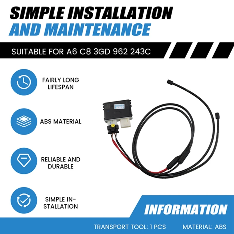 3GD962243C Car Foot Sensing System Trunk Sensor For A6 C8 3GD 962 243C