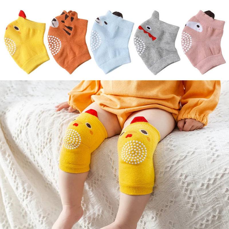 

1Pair Baby Knee Pad Kids Safety Crawling Elbow Cushion Infant Toddlers Knee Support Protector Baby Leg Warmer Baby Safty Kneecap