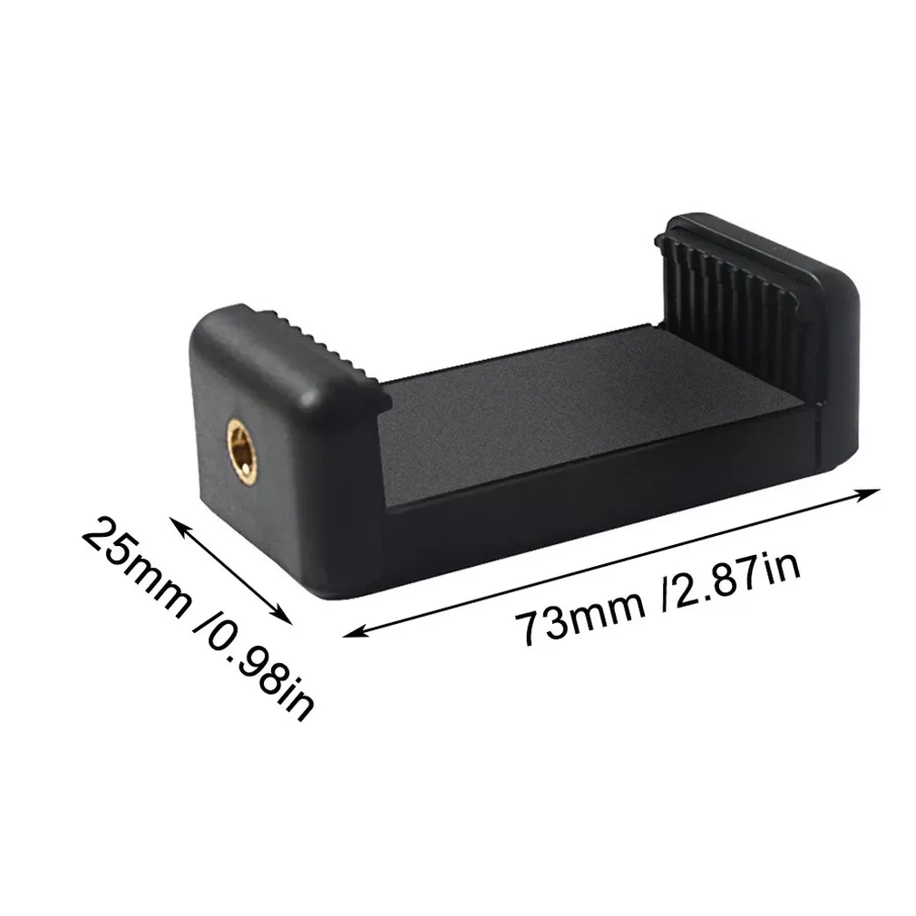 

Mobile Phone Clip Adapter Universal For Tripod Monopod Holder Clamp Bracket Stand Holder Mount Black Retractable