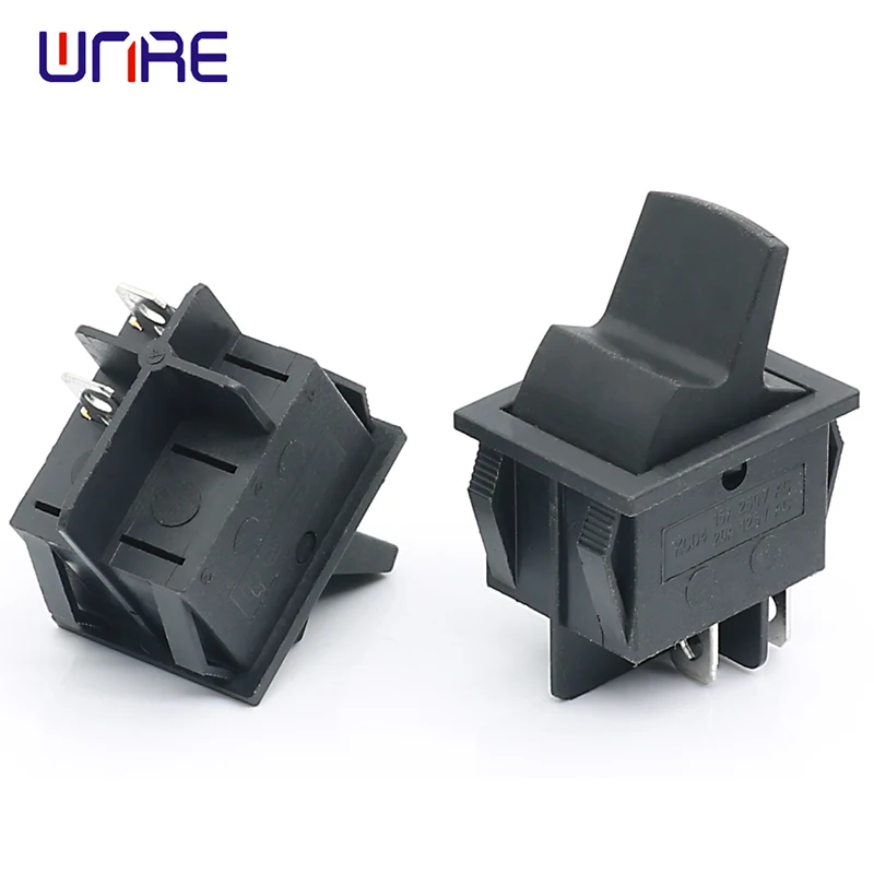 10 шт. переключатель KCD4 самосброс 2 контакта/4 контакта 250 В переменного тока/20 А 125