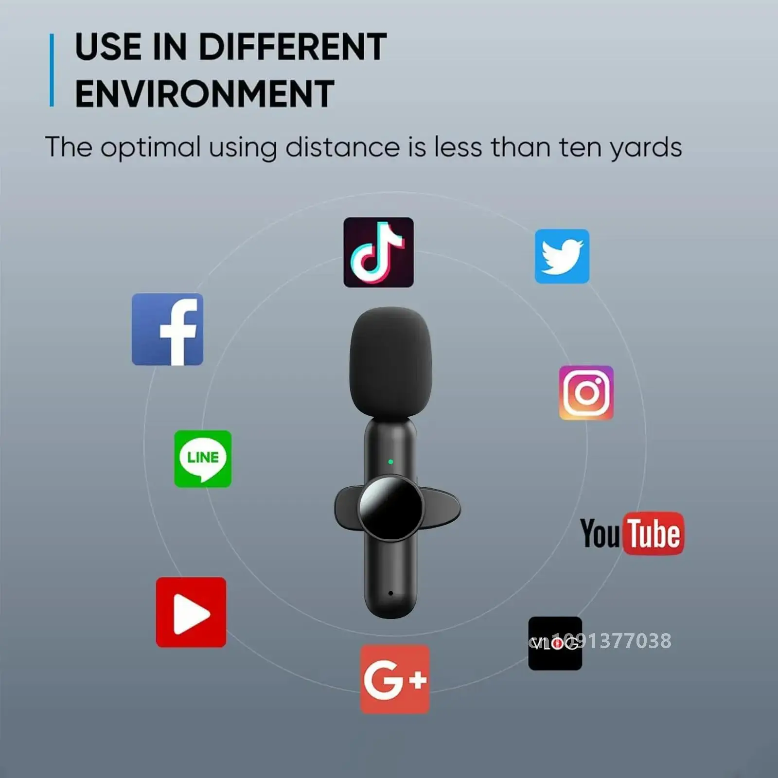 Беспроводные петличные микрофоны JOCEEY K3