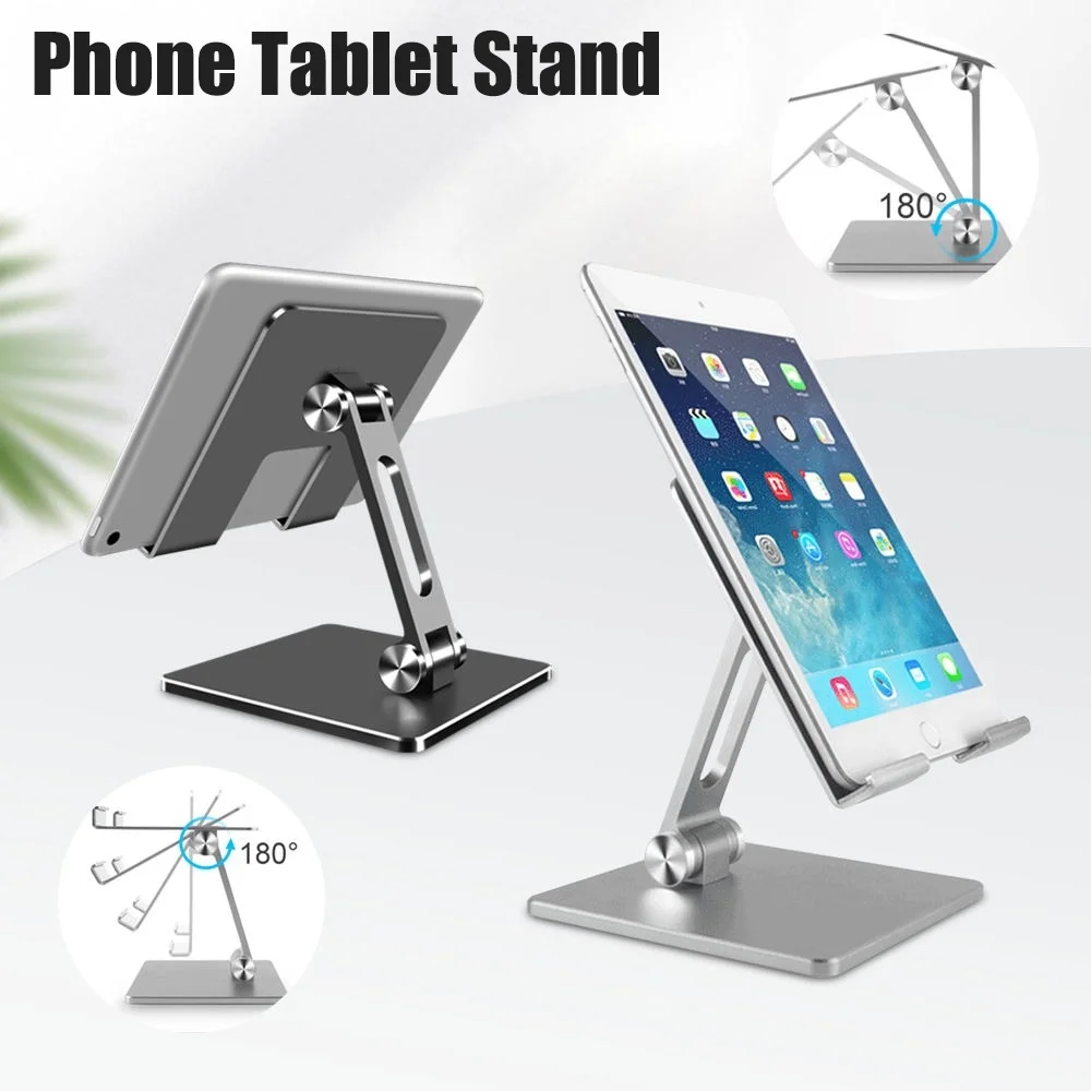 

Metal Tablet Stand Mobile Phone Holder For iPhone iPad Adjustable Desktop Desk Tablet Holder Universal Table Cell Phone Stand