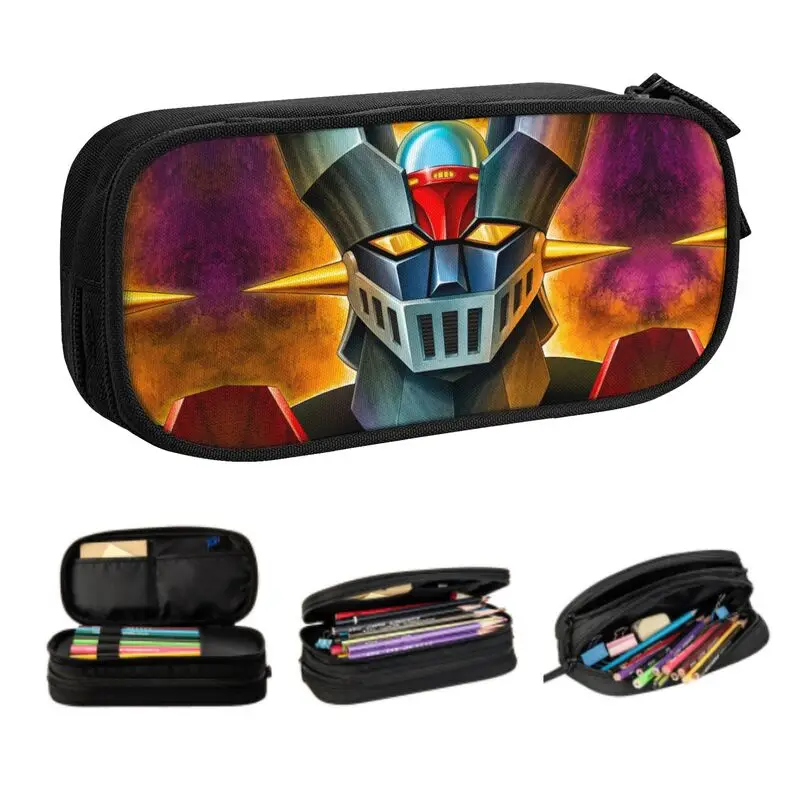 

Индивидуальный милый карандаш UFO Robot Mazinger Z, большой вместимости, для мальчиков и девочек, карандаши для аниме манги, школьников