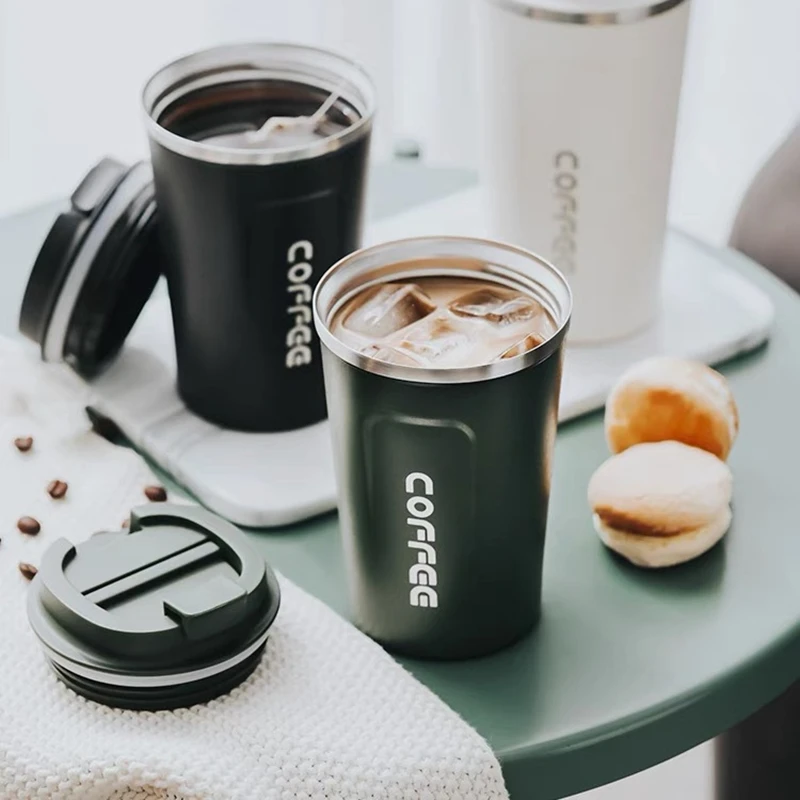 

Thermal Cup Thermo Bottle With Lid Coffee Mugs Car Stainless Steel Vacuum Flask Leak Proof Cooler Double Wall Tumbler Drinkware